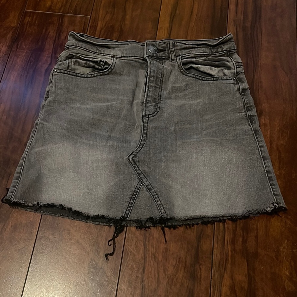 Express mini skirt jeans woman